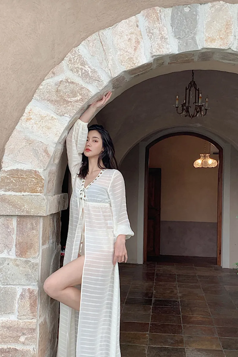 Long Ultra-flowing Blouse Dress