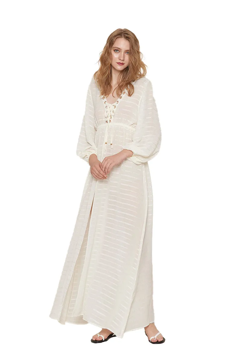 Long Ultra-flowing Blouse Dress
