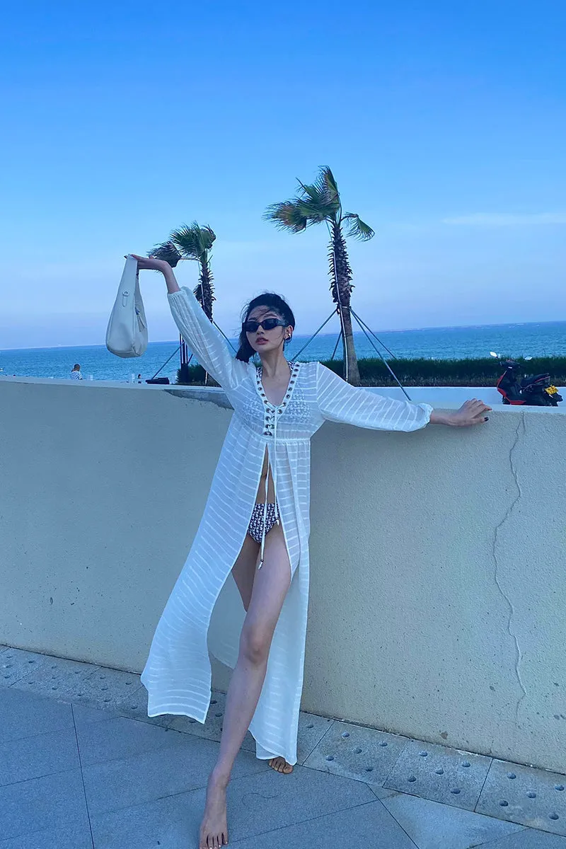 Long Ultra-flowing Blouse Dress