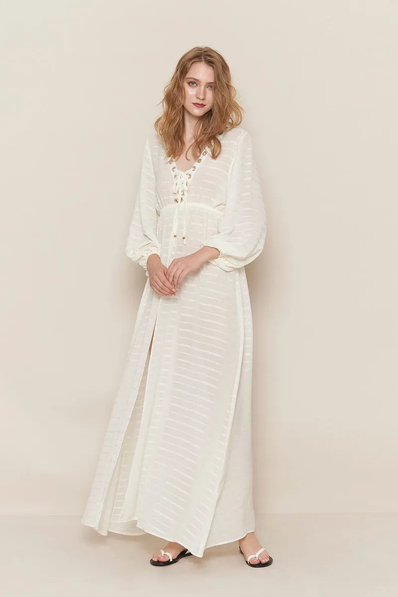 Long Ultra-flowing Blouse Dress