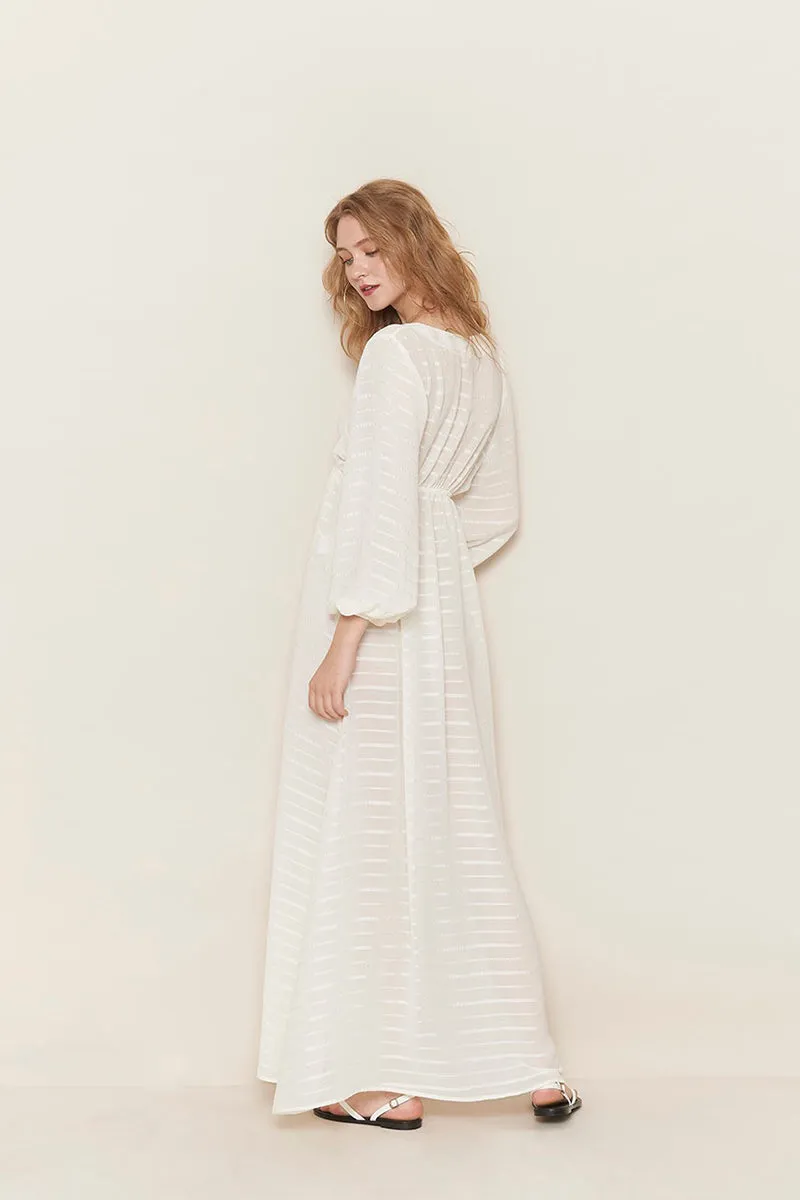 Long Ultra-flowing Blouse Dress