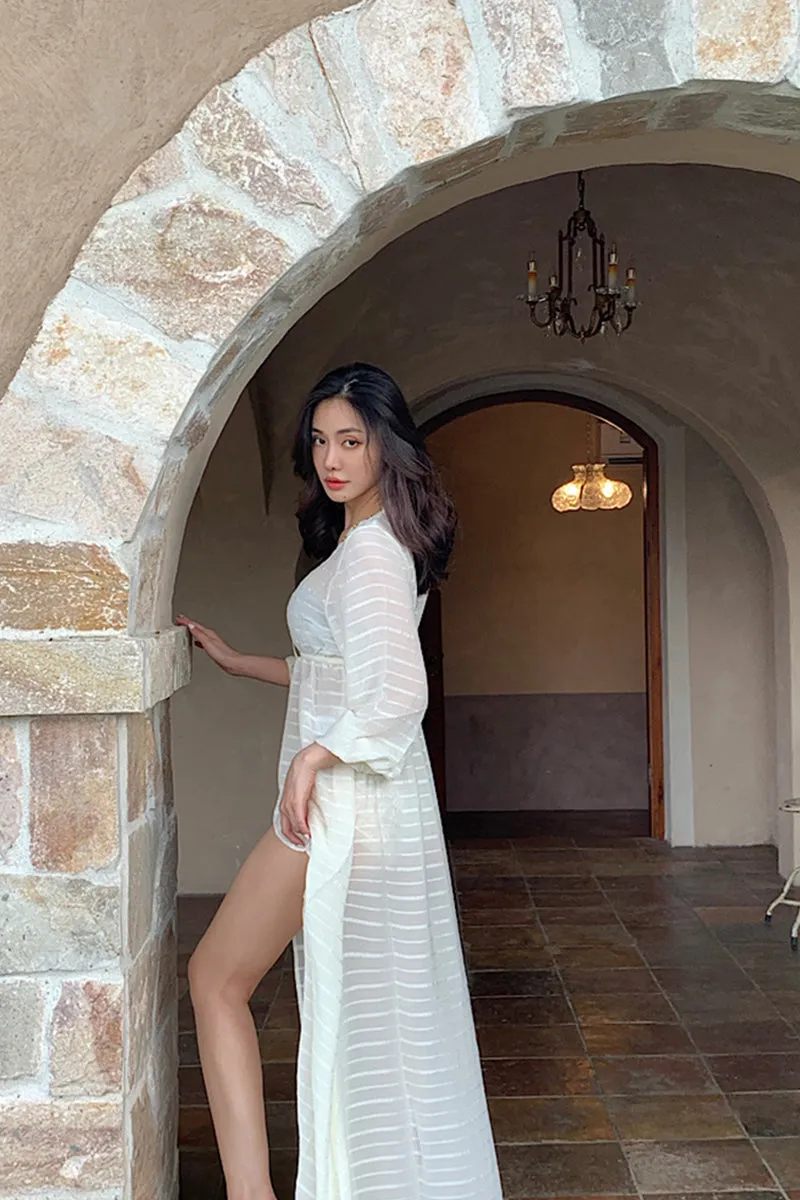 Long Ultra-flowing Blouse Dress