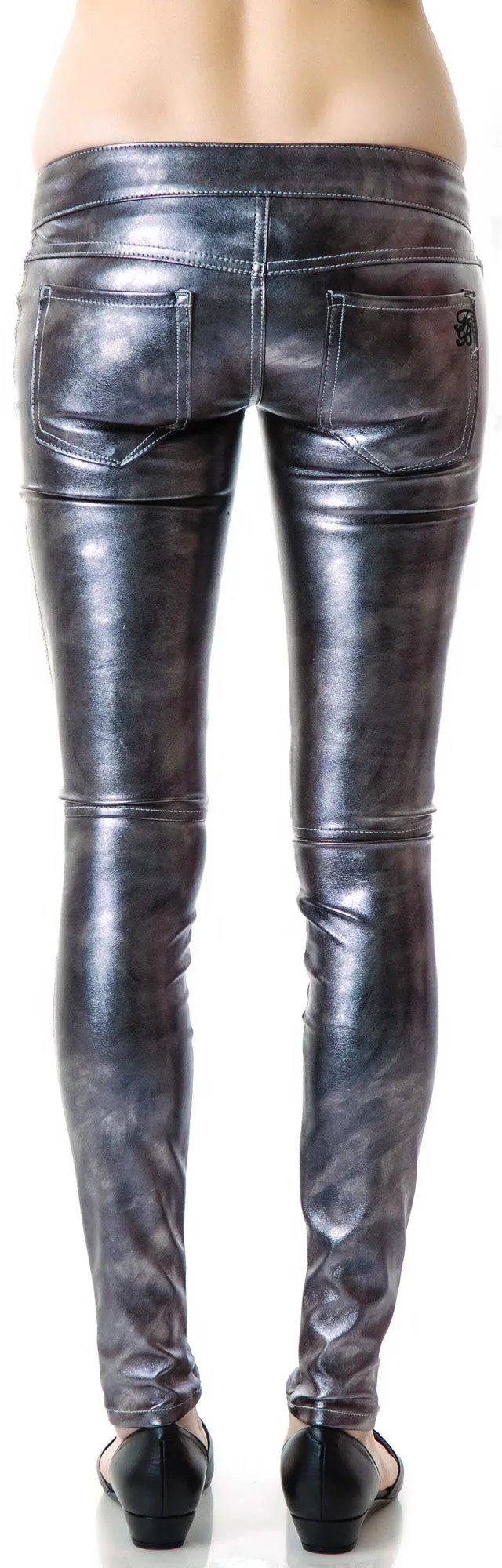 Mad Moto Leatherette Leggings