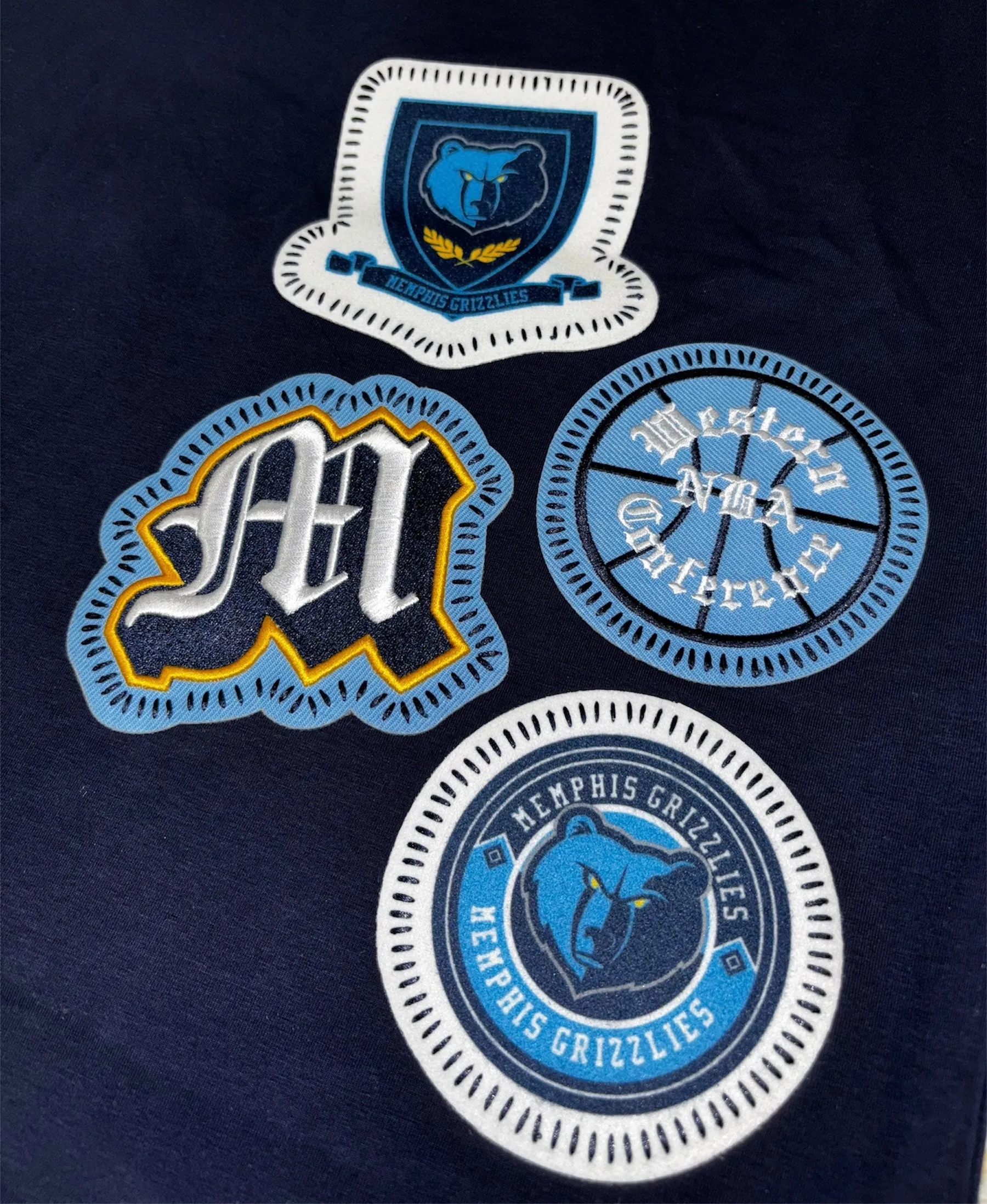 Memphis Grizzlies DIY Pick Stitch Tee