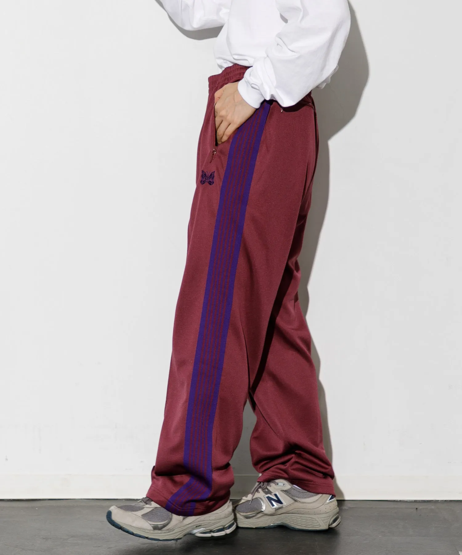 【MEN】NEEDLES Track Pant Poly Smooth