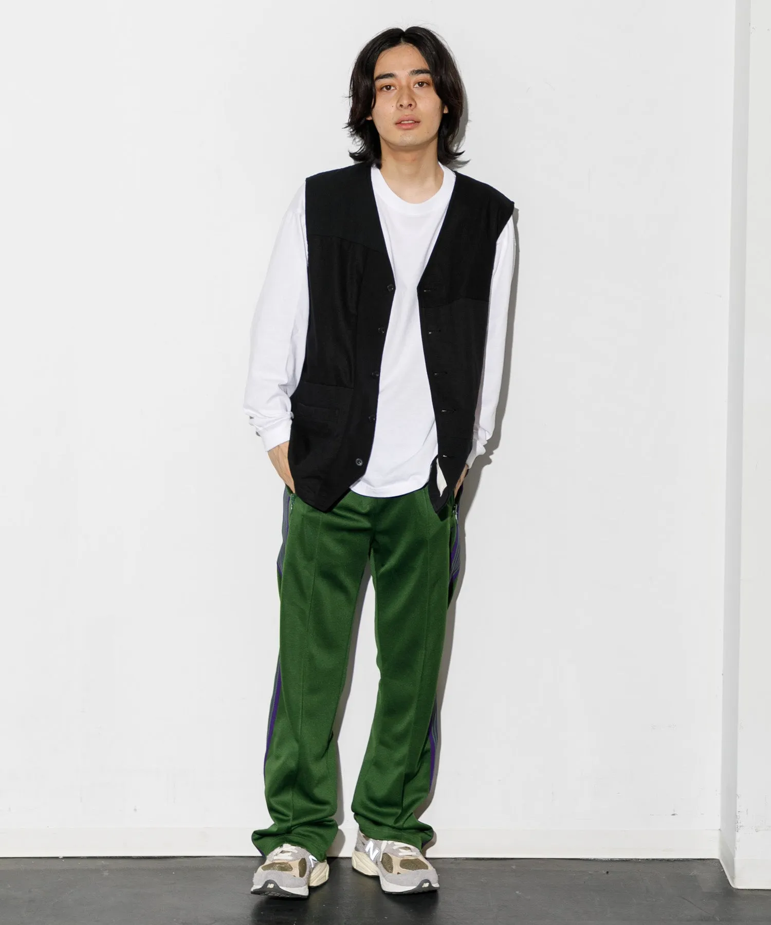 【MEN】NEEDLES Track Pant Poly Smooth