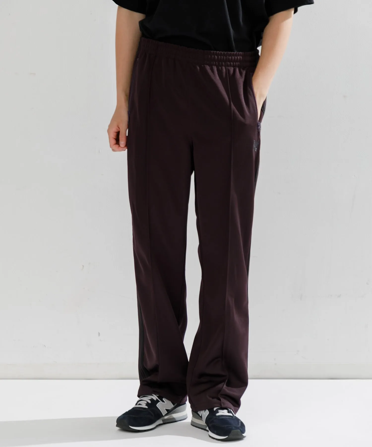 【MEN】NEEDLES TRACK PANTS - POLY SMOOTH