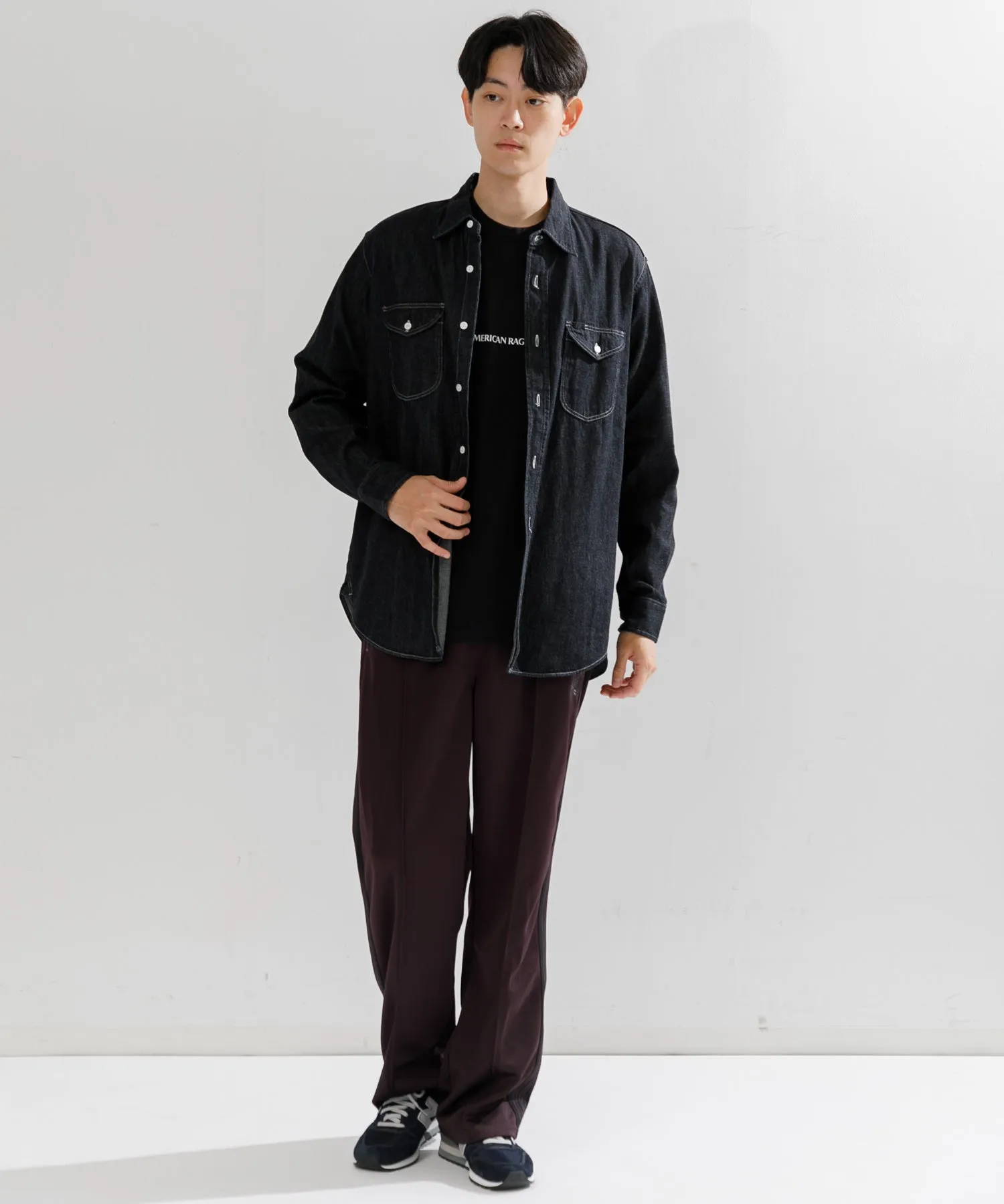 【MEN】NEEDLES TRACK PANTS - POLY SMOOTH