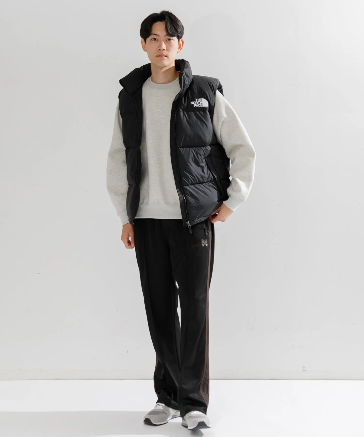【MEN】NEEDLES TRACK PANTS - POLY SMOOTH