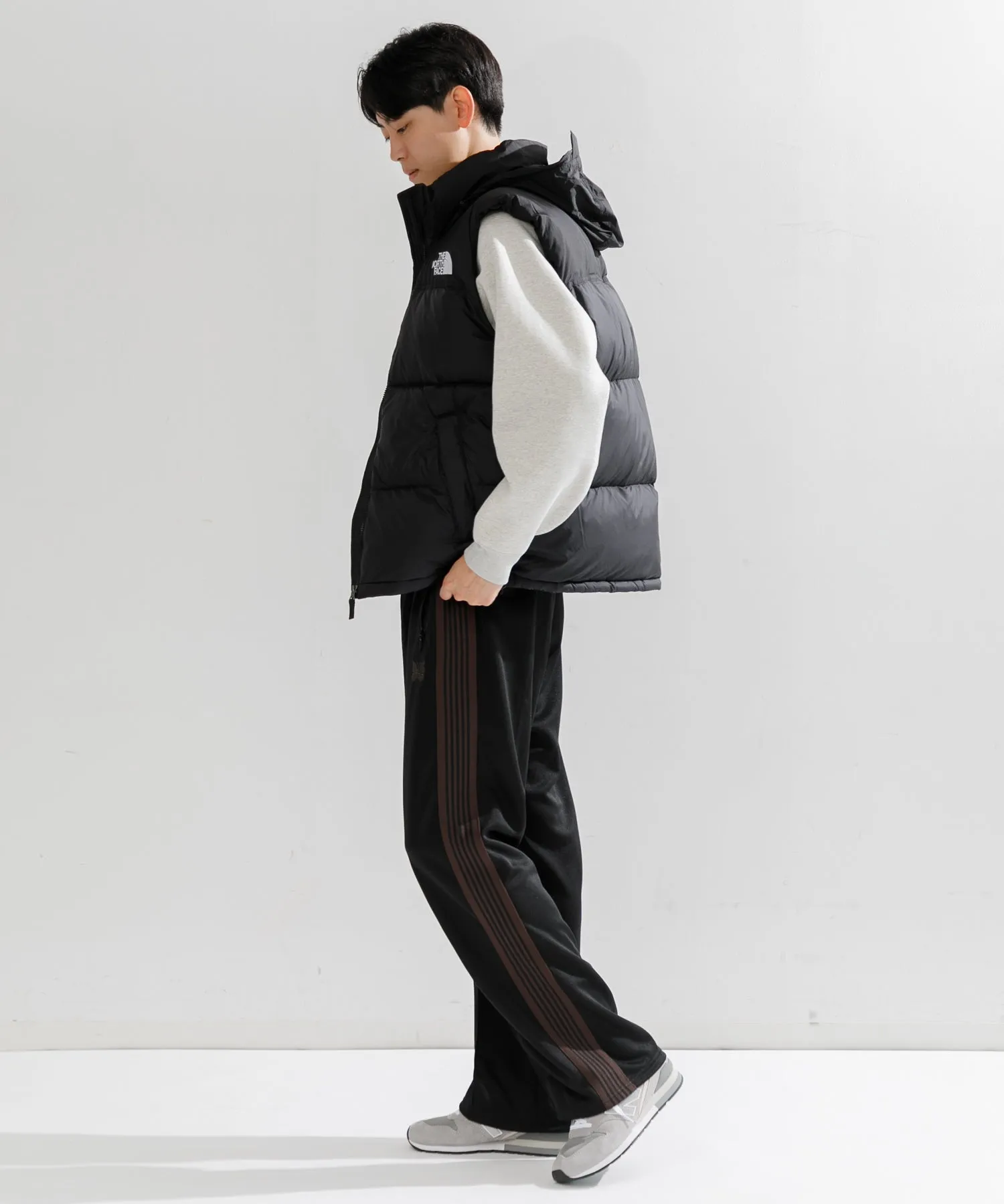 【MEN】NEEDLES TRACK PANTS - POLY SMOOTH