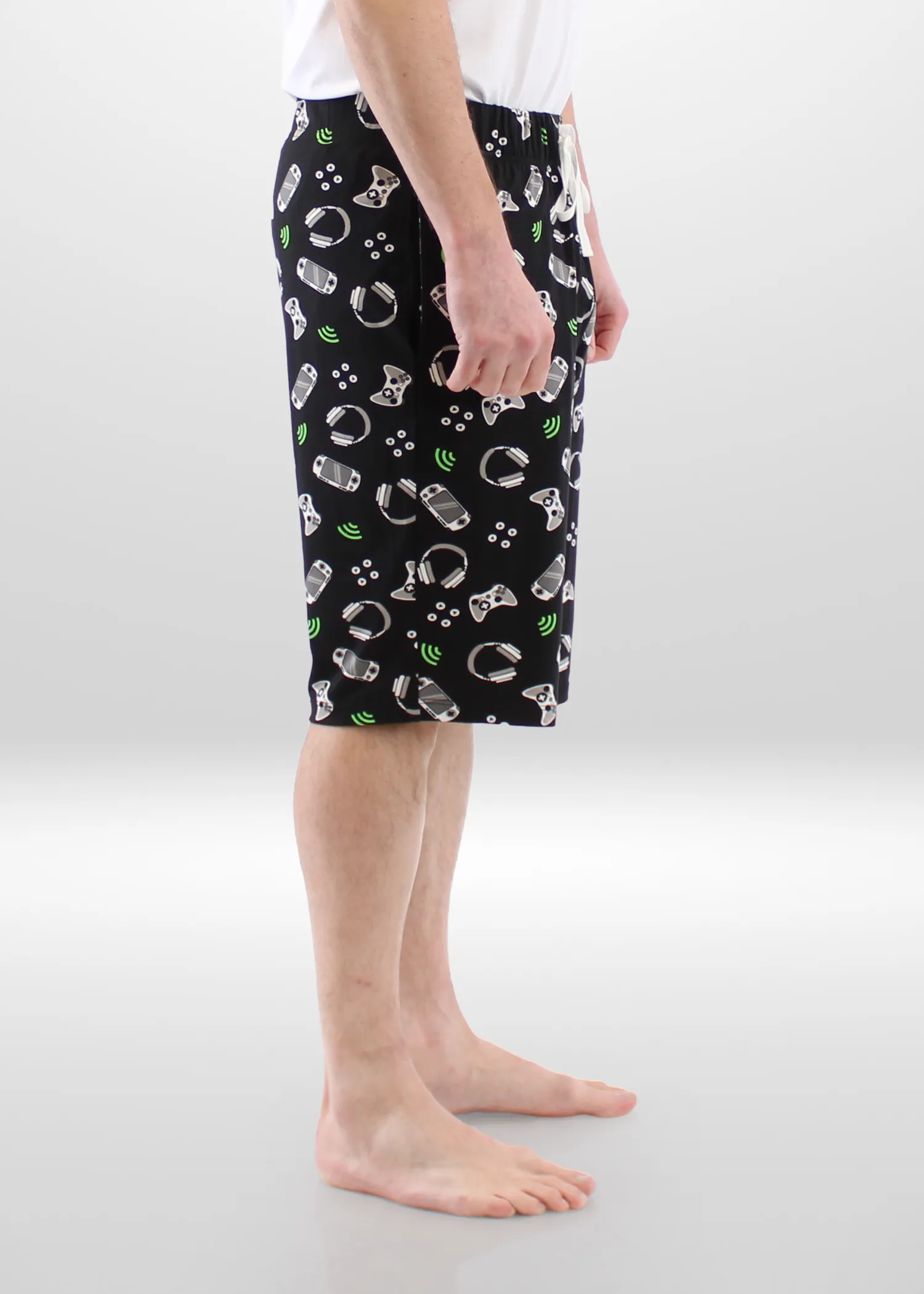 Mens Gamer Pajama - Knit Shorts