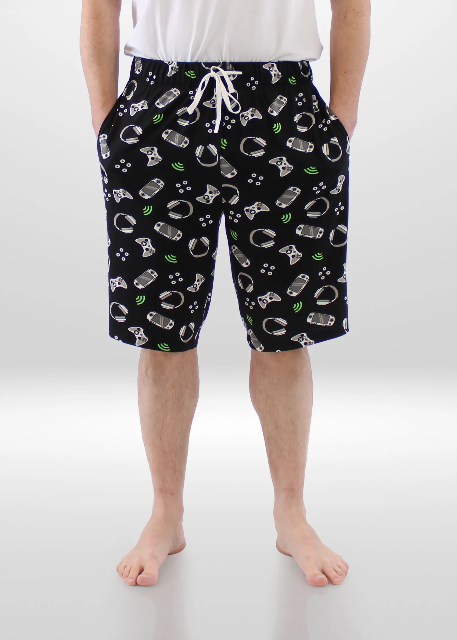 Mens Gamer Pajama - Knit Shorts