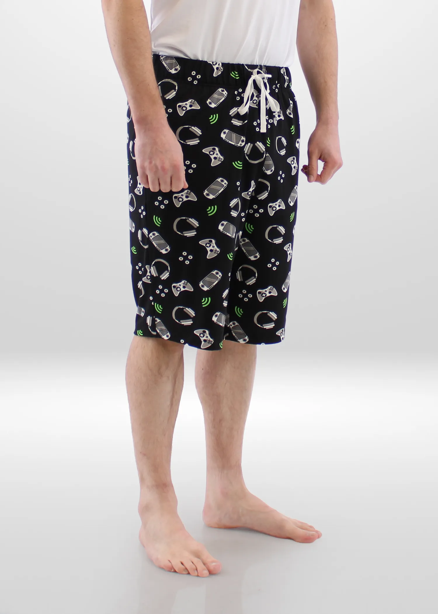 Mens Gamer Pajama - Knit Shorts