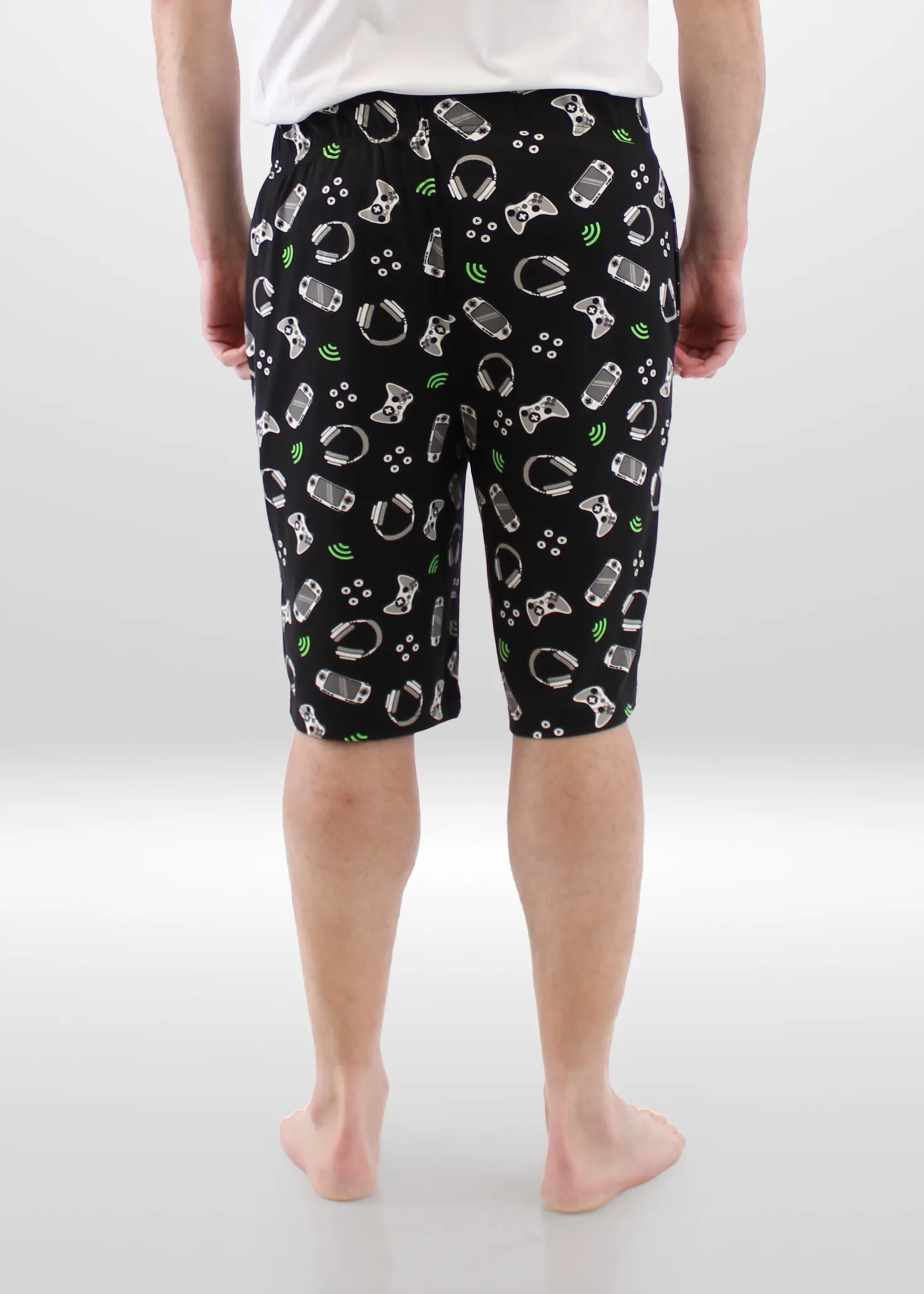 Mens Gamer Pajama - Knit Shorts