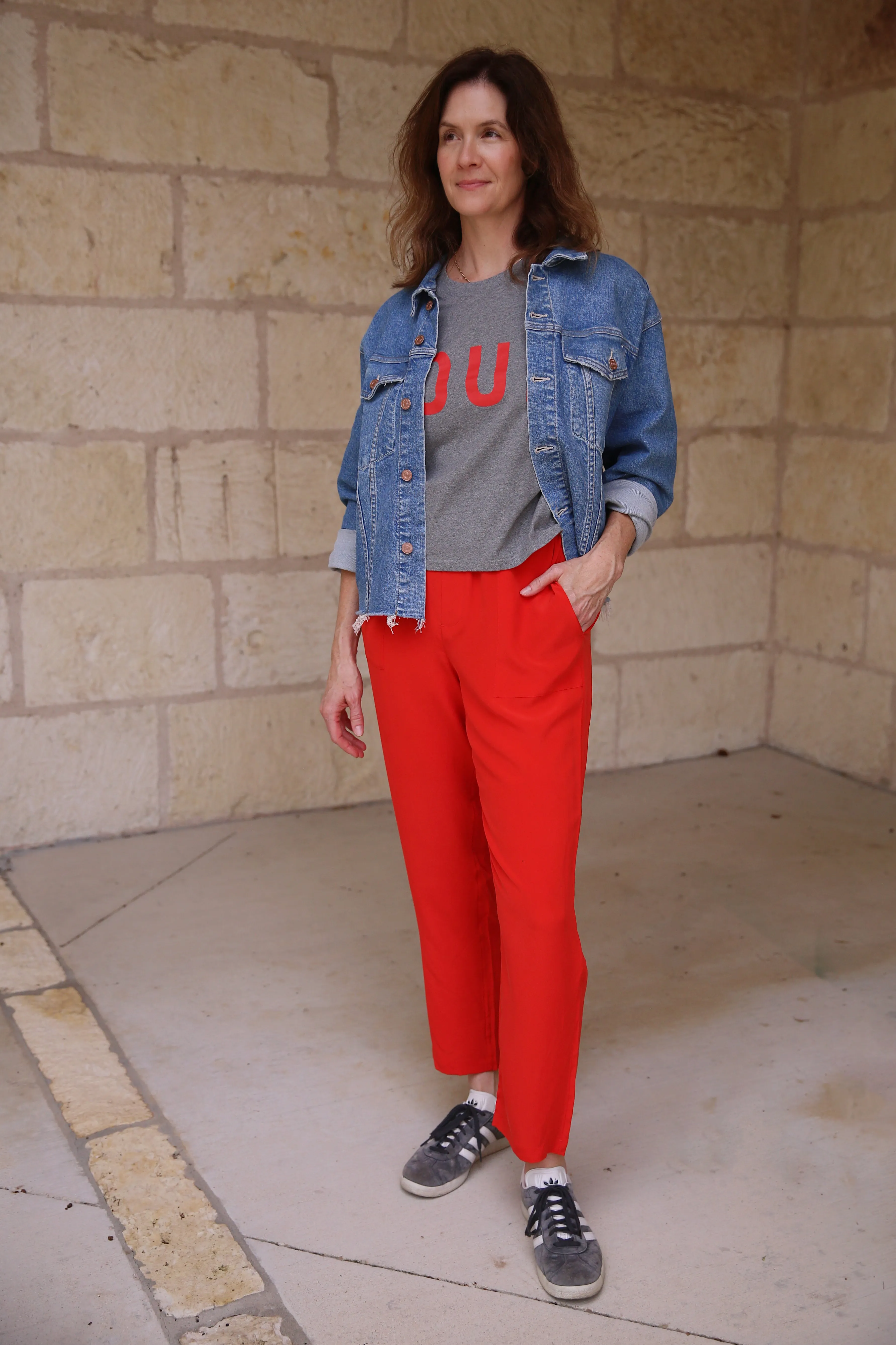 Mercer Pant Flame Scarlet