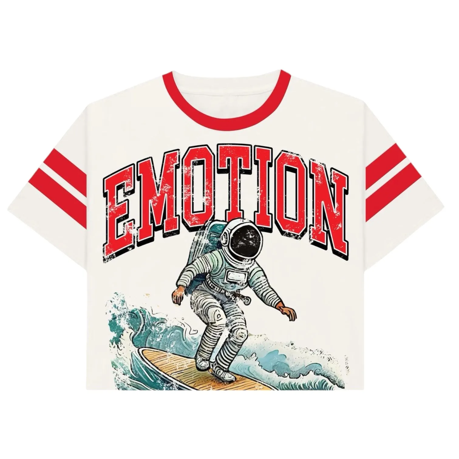 MIXED EMOTION: Beach Cropped Tee