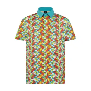 Moderno Dazzling Blooms Kid's Golf Polo