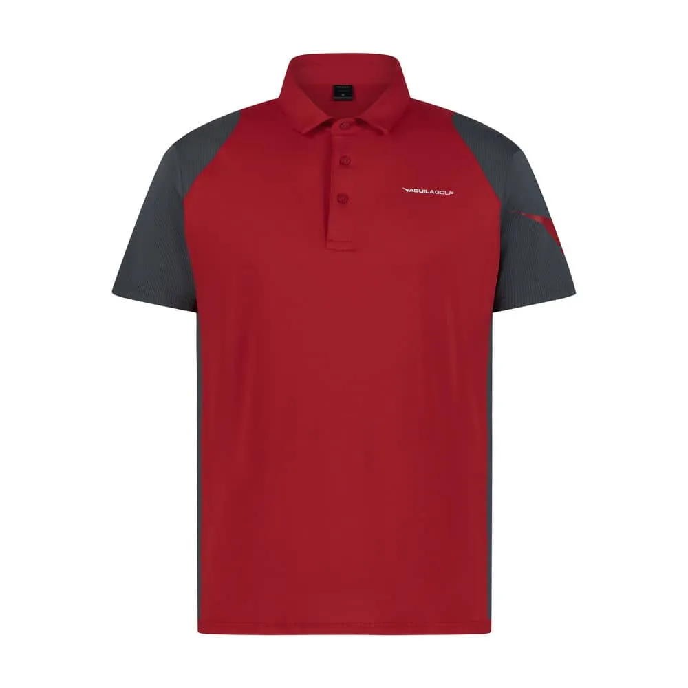 Moderno S-M Red Kid's Golf Polo