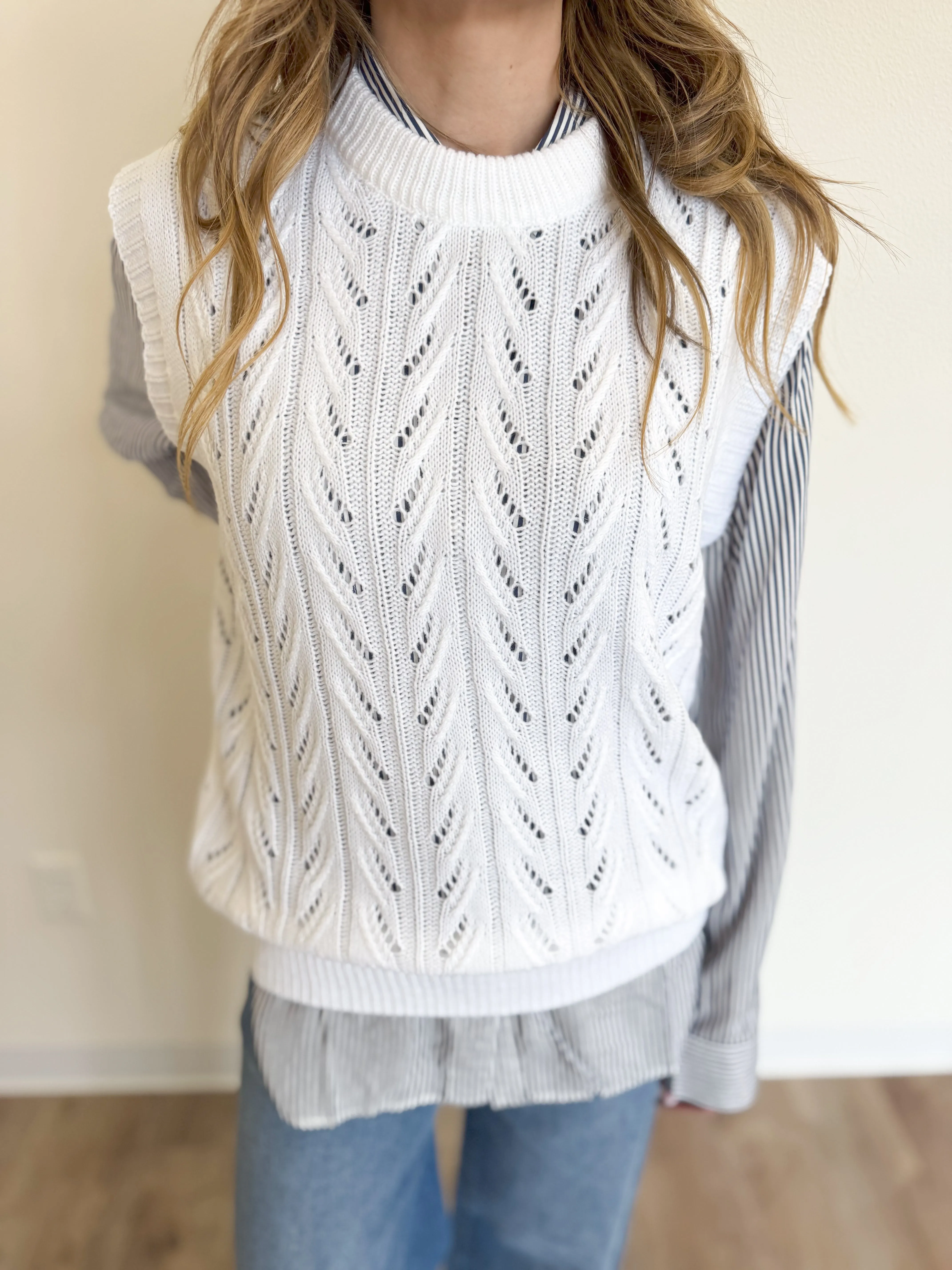 Morgan Sleeveless Round Neck Vest