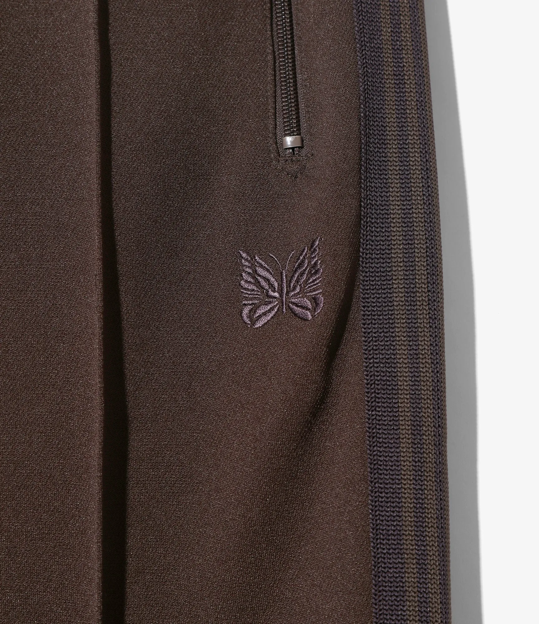 Narrow Track Pant - Dk. Brown - Poly Smooth