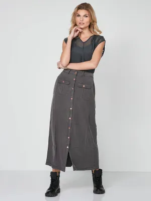 Nu Denmark Rasmine Skirt - Grey Wash
