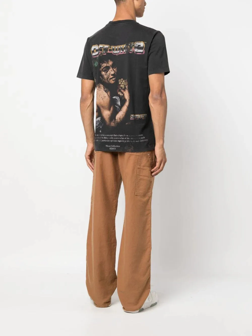 OFF-WHITE - Digit Bacchus Slim Tee Black