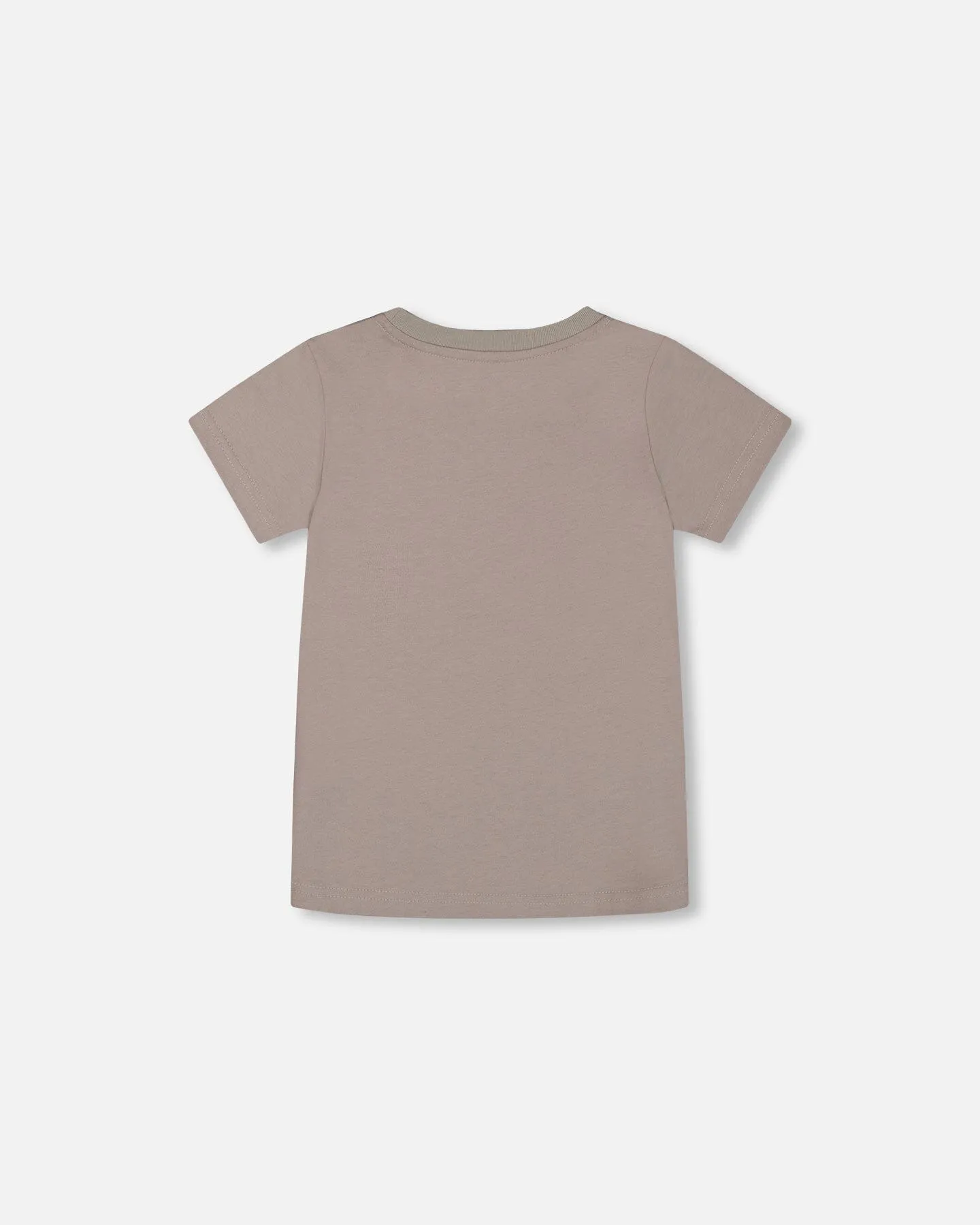 Organic Cotton Graphic Tee Gray, Black And White