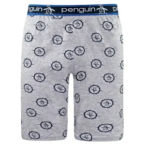 Original Penguin Pete Stamp Mens Grey Lounge Shorts