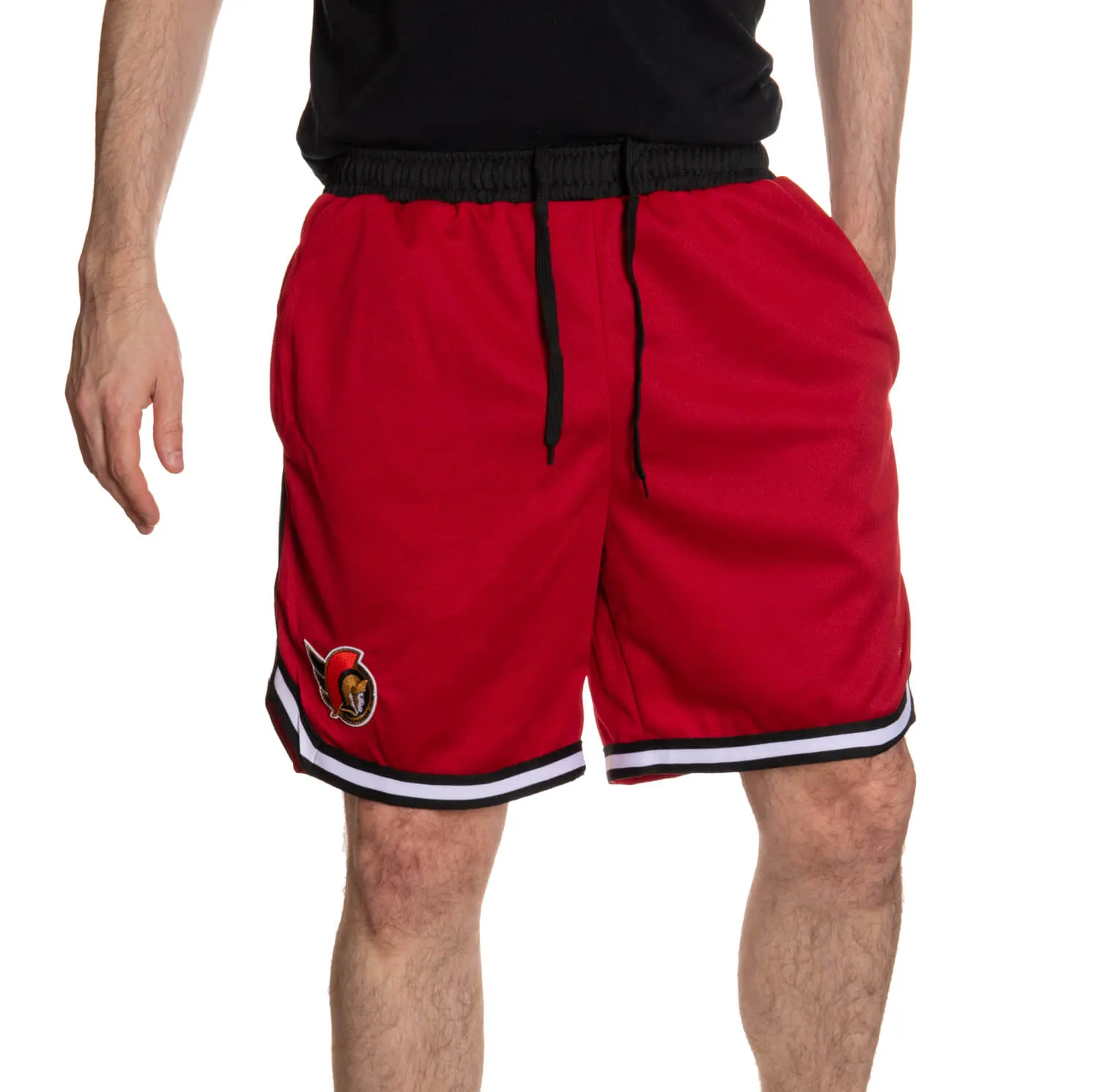 Ottawa Senators Men's 2 Tone Air Mesh Shorts Lined with Pockets