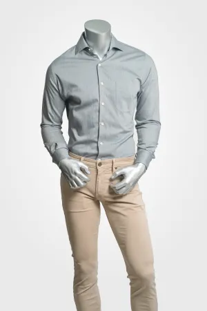Peter Millar Gray Button Down