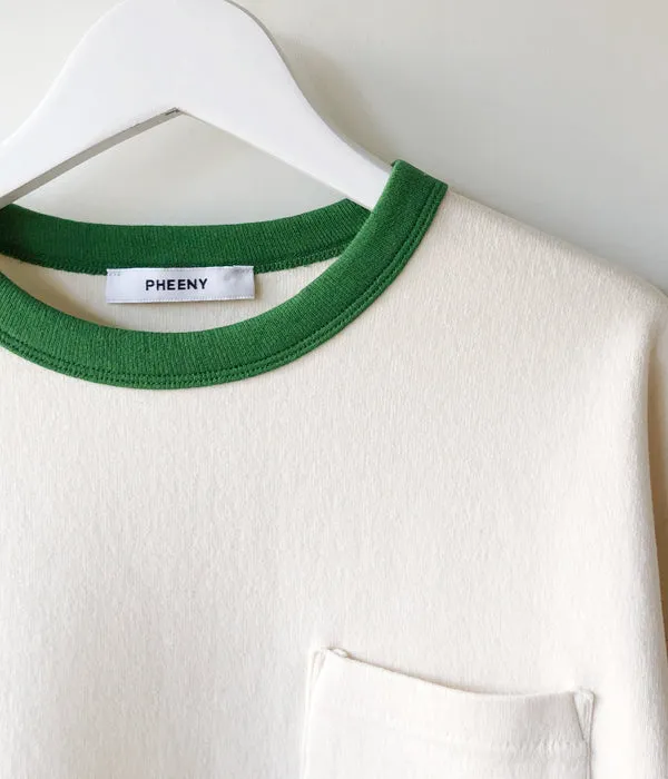 PHEENY/SMOOTH POCKET TEE(IVORY)