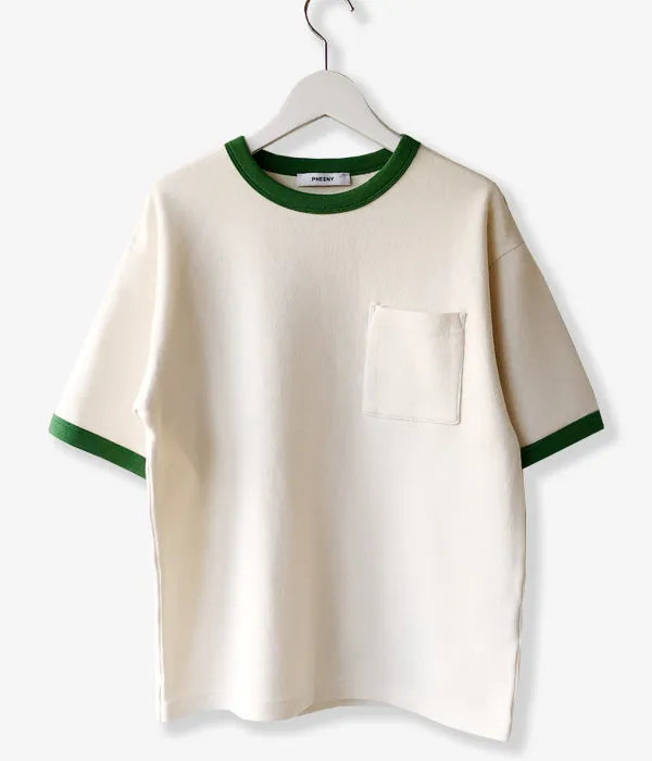 PHEENY/SMOOTH POCKET TEE(IVORY)