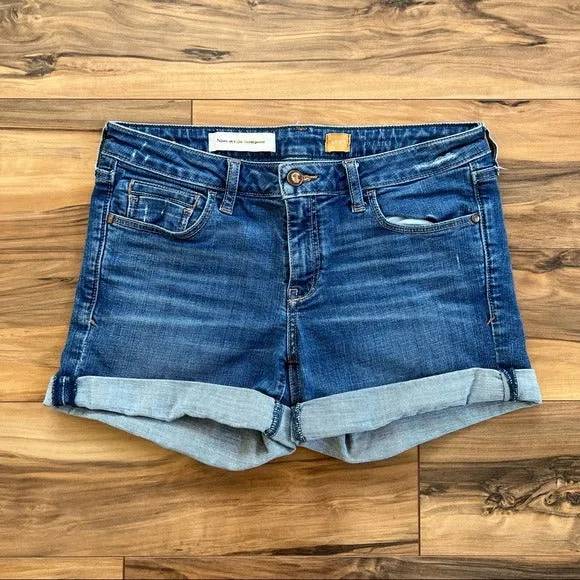 Pilcro Mid-rise Denim Shorts
