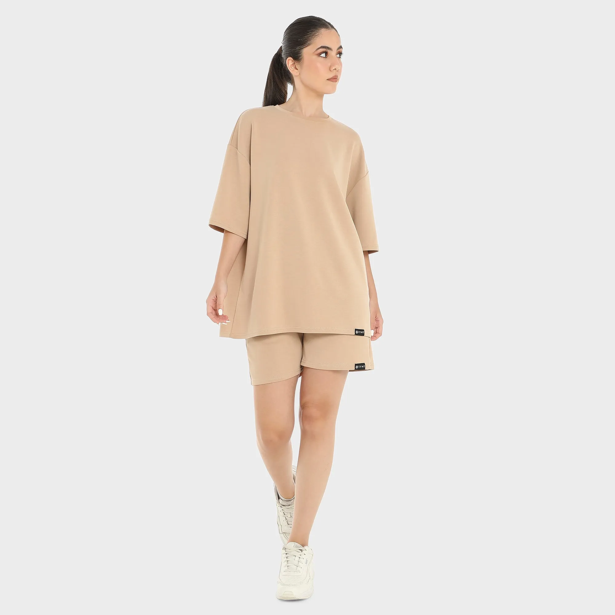 Premium Shorts For Women - Beige