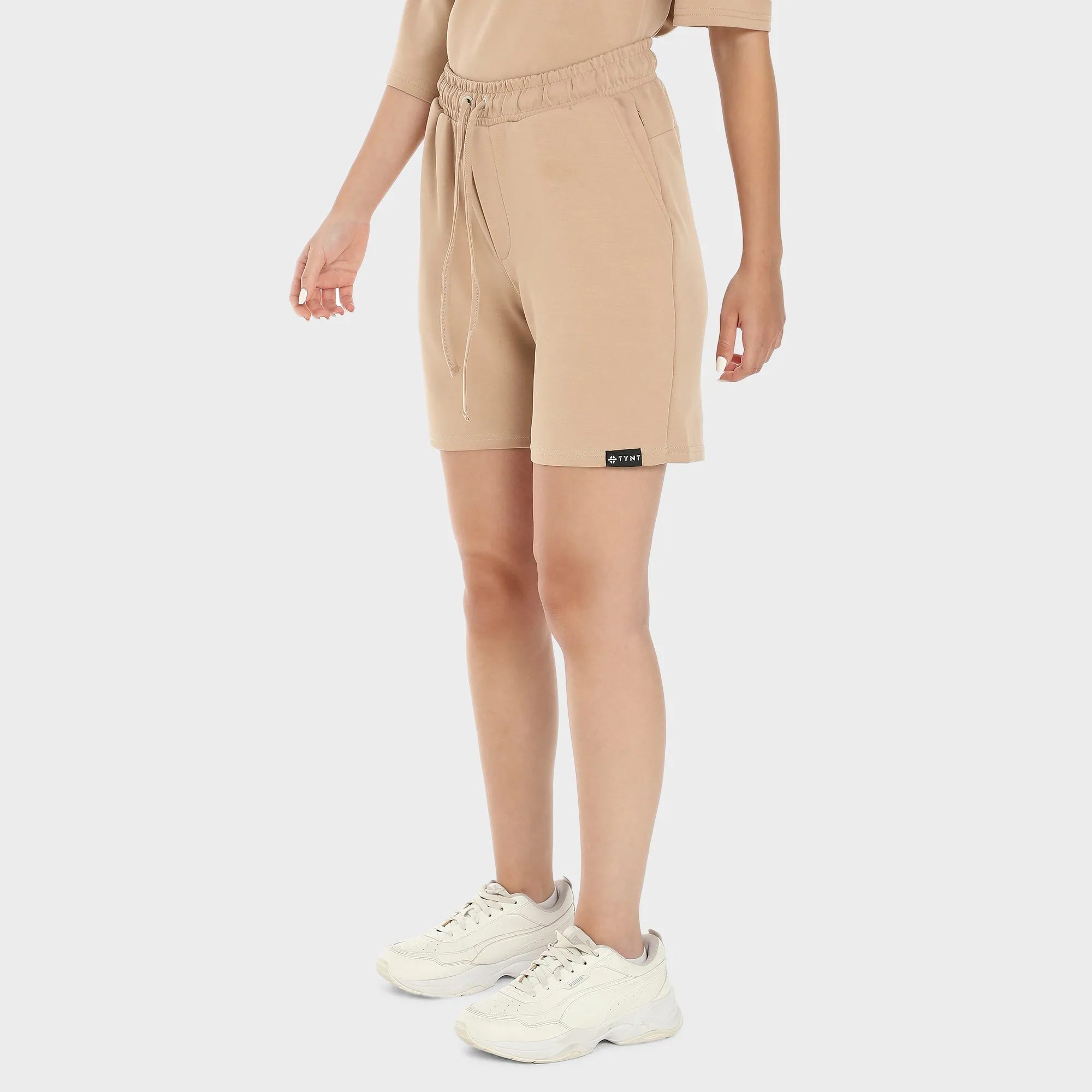 Premium Shorts For Women - Beige