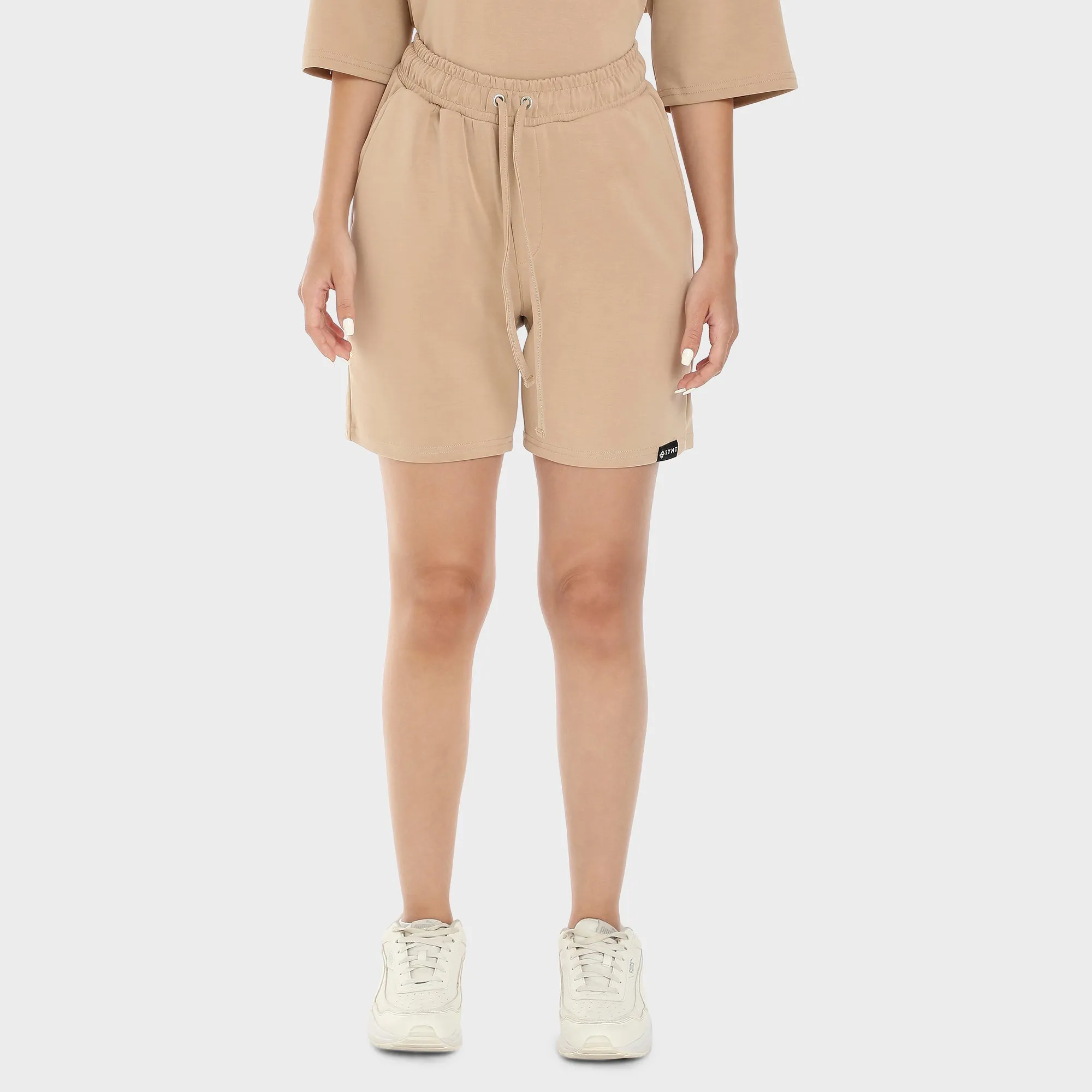 Premium Shorts For Women - Beige