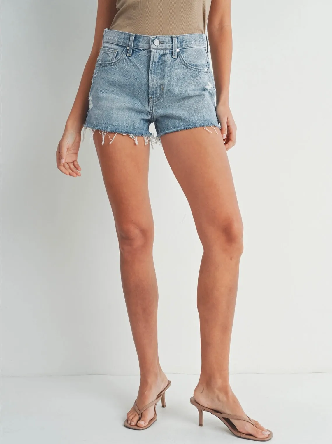 Relaxed Denim Short