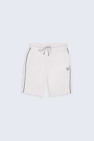 Relaxed Fit Side Piping Shorts