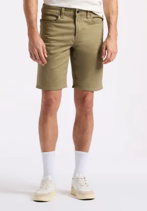 Relaxed Straight Dean Men's Freedom Flex Shorts, Olive - BM26067