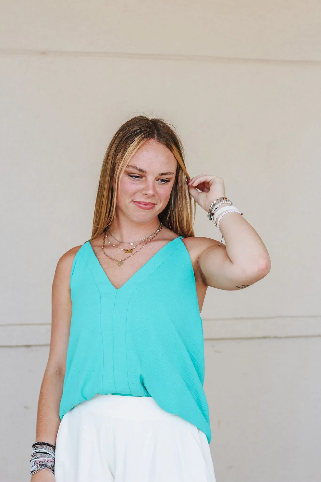 Roxy Aqua Blue Tank