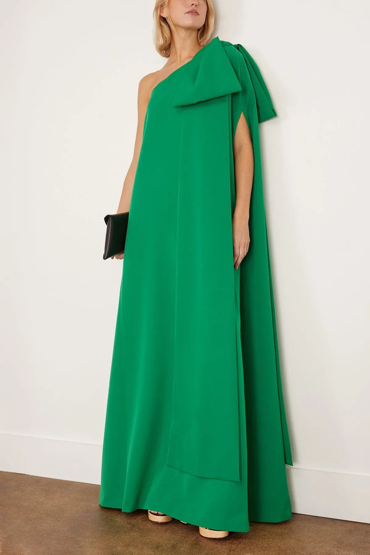 Samuel Dress in Emerald Green