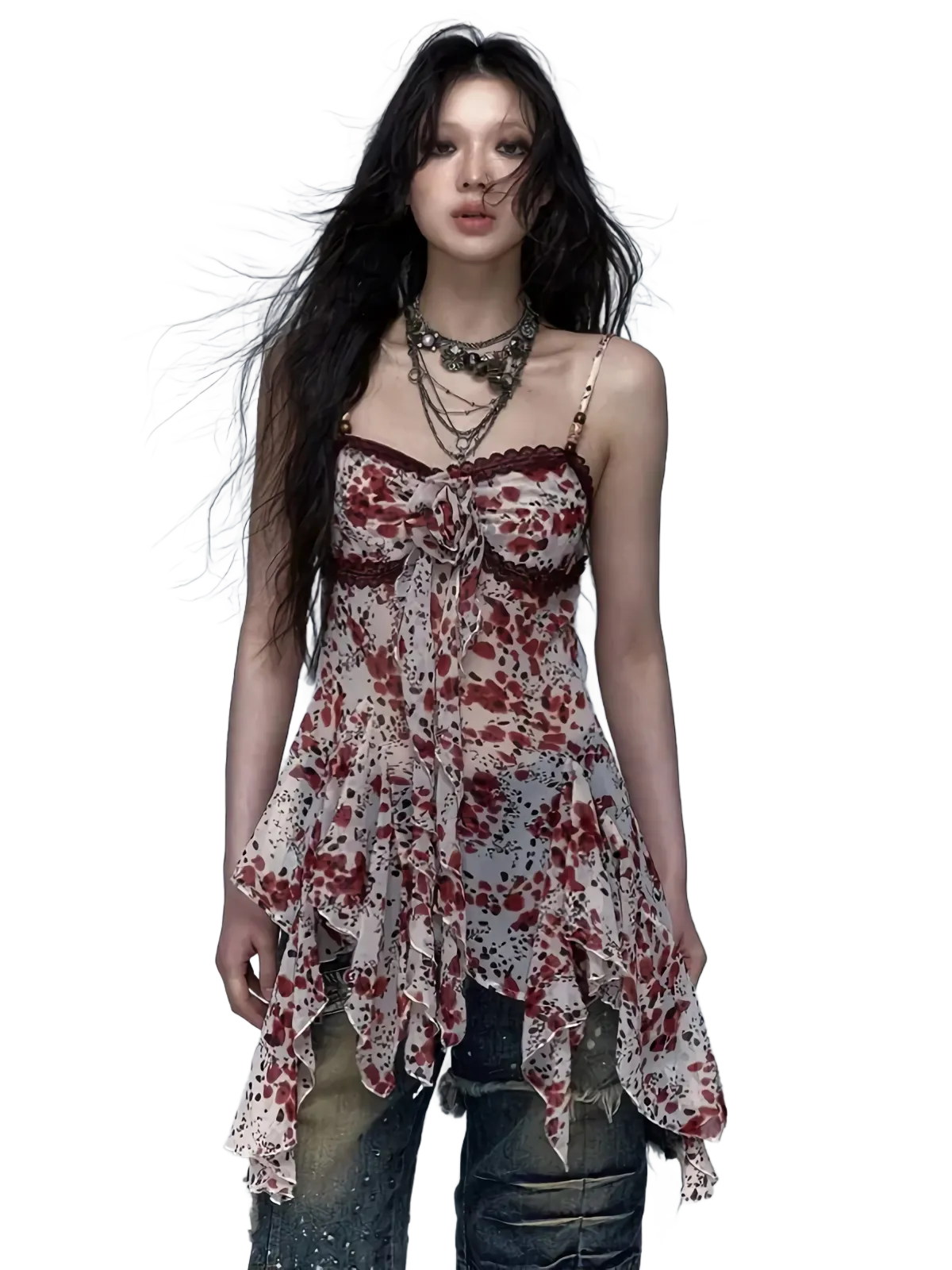 'Secret' Flowing Camisole Mini Dress