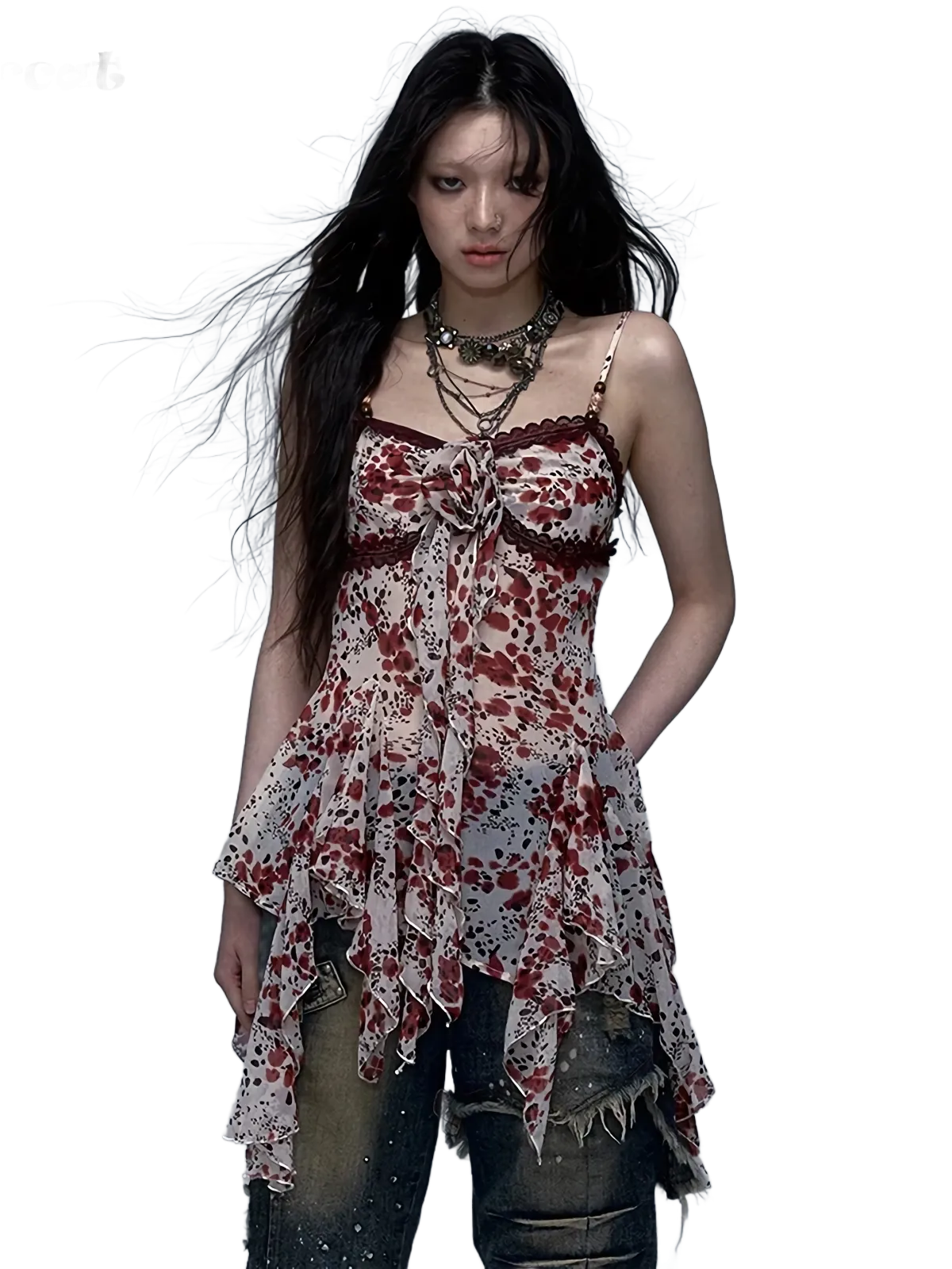 'Secret' Flowing Camisole Mini Dress