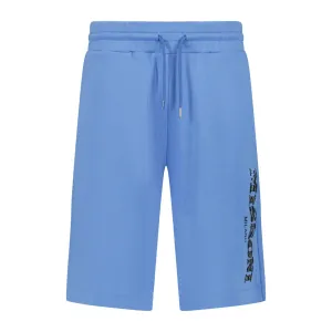 Side Pattern Shorts Blue