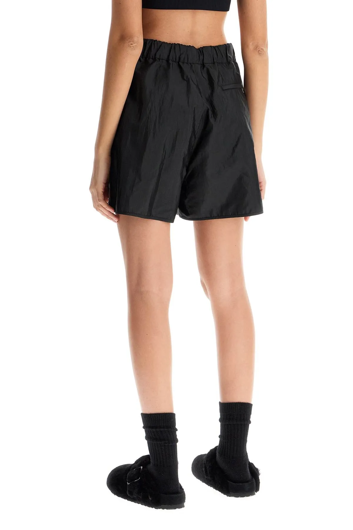 Silk Belted Shorts