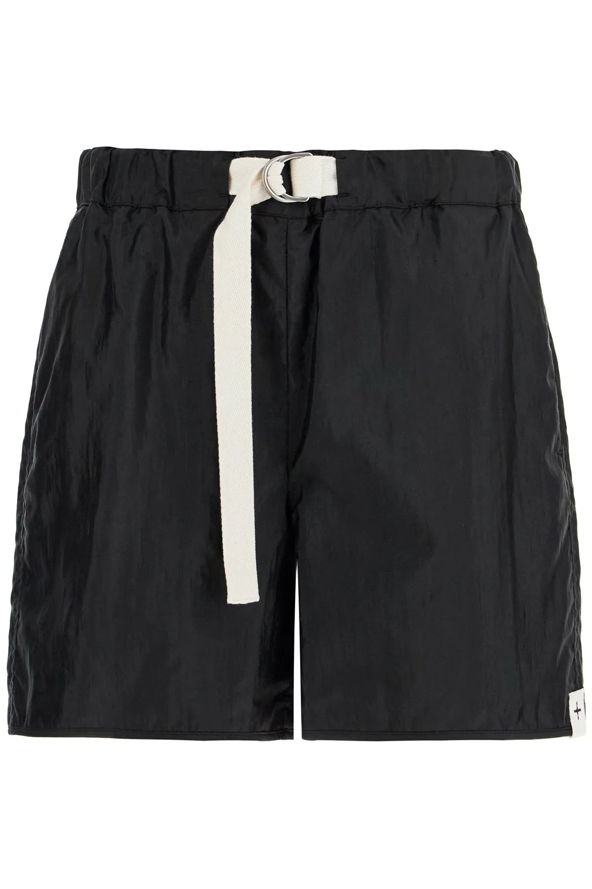 Silk Belted Shorts