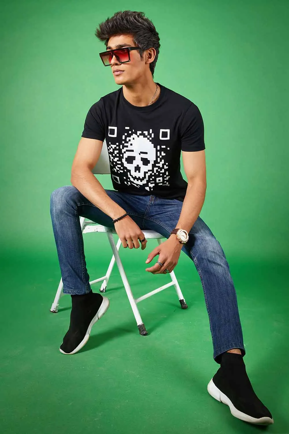 Skull QR Tee