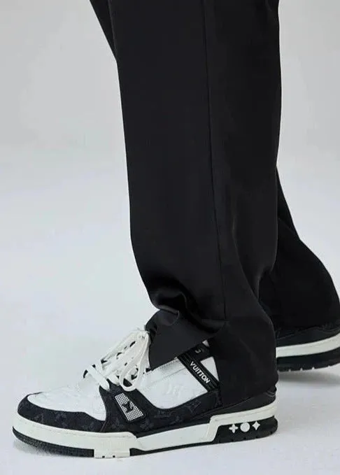 Smooth Satin Side Split Pants