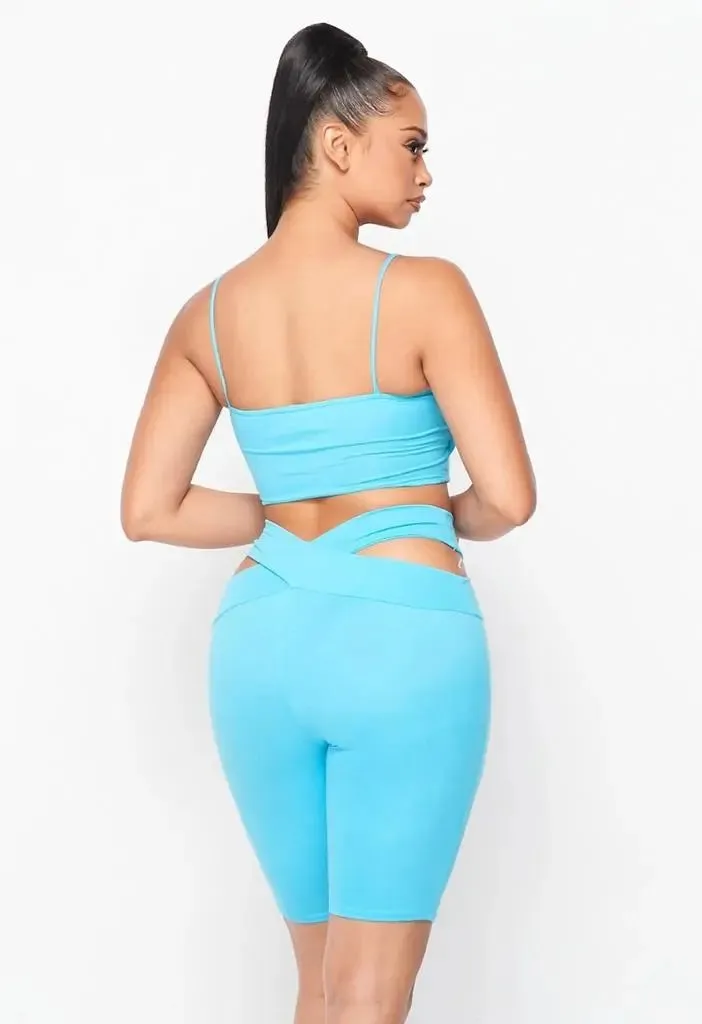 So Sexy Biker Shorts Set