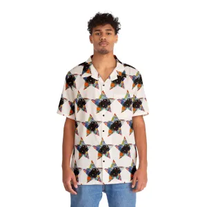 Stars and Cars Vibrant Collection by Miniaday Designs, LLC. Men's Hawaiian Shirt